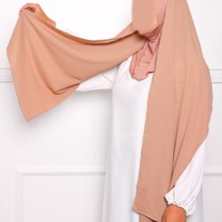 HIJAB CAGOULE INTÉGRÉ À ENFILER Hijab cagoule à enfiler pour femme pas cher mon hijab pas cher camel